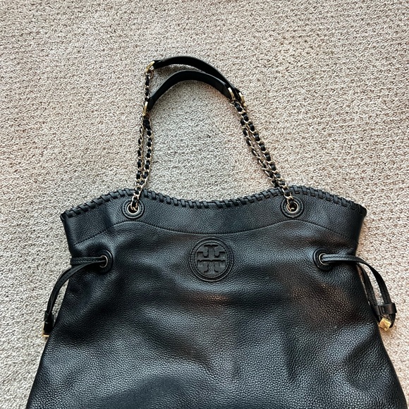 Slouchy Tory Burch Hobo Tote - Picture 4 of 9